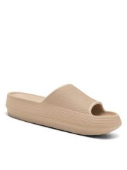 MEXX Klapki MXC007001W Beżowy. Brązowe klapki Mexx, bez wzorów, z syntetyku, bez obcasa. Za 69.99 zł.