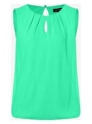 More & More Bluzka w kolorze zielonym rozmiar: 46. Zielone bluzki More & More, bez wzorów, bez kołnierzyka, bez ramiączek. Za 91.56 zł.