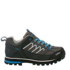 Damskie buty trekkingowe górskie ze skóry zamszowej VIBRAM CMP MOON LOW. Czarne trekkingi CMP, ze skóry, trekkingowe. Za 559.99 zł.