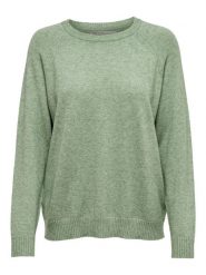 ONLY Sweter "Lesly" w kolorze zielonym rozmiar: XL. Zielone swetry Only, xl, bez wzorów, bez ramiączek. Za 78.95 zł.