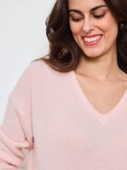 CXL by Christian Lacroix Sweter w kolorze jasnoróżowym rozmiar: onesize. Różowe swetry CXL by Christian Lacroix, bez wzorów, bez ramiączek. Za 239.29 zł.