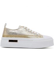 Sixth Sens Sneakersy w kolorze złoto-białym rozmiar: 41. Białe trampki Sixth Sens, bez wzorów, bez zapięcia. Za 122.96 zł.