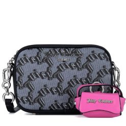 Torebka Juicy Couture. Szare listonoszki Juicy Couture, bez wzorów, bez dodatków. Za 229.99 zł.