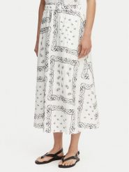 Weekend Max Mara Spódnica midi Caravan 2615101082 Biały Regular Fit. Białe spódnice Weekend Max Mara, l, bez wzorów, z bawełny, midi. Za 1,419.00 zł.