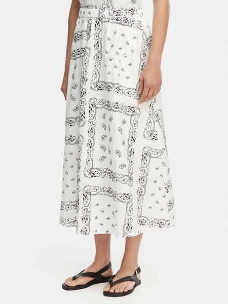Weekend Max Mara Spódnica midi Caravan 2615101082 Biały Regular Fit. Białe spódnice Weekend Max Mara, l, bez wzorów, z bawełny, midi. Za 849.99 zł.