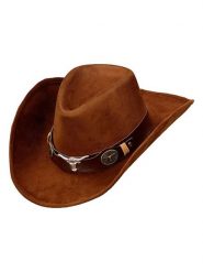 Carnival Party Kapelusz "Cowboy" w kolorze jasnobrązowym rozmiar: onesize. Brązowe kapelusze Carnival Party, bez wzorów. Za 43.99 zł.