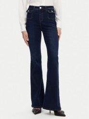 Gaudi Jeansy 511BD26002 Granatowy Flare Fit. Niebieskie jeansy Gaudi, bez wzorów. Za 349.99 zł.