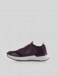 4F Buty treningowe na siłownię FAST_TRAINER damskie - fioletowe 41. Fioletowe obuwie sportowe 4f, z gumy, bez zapięcia, na fitness i siłownię. Za 299.99 zł.
