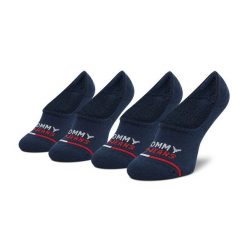 Stopki Tommy Jeans. Niebieskie skarpety Tommy Jeans, bez wzorów, z jeansu. Za 49.99 zł.