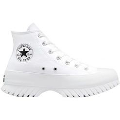 Buty do chodzenia damskie Converse A00871C. Białe obuwie sportowe Converse, z materiału, bez zapięcia, trekkingowe. W wyprzedaży za 390.00 zł.