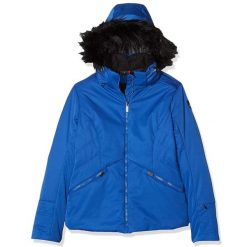 Kurtka narciarska damska Icepeak Ellorre. Niebieskie kurtki narciarskie Icepeak, bez wzorów, z poliesteru, bez kaptura, narciarskie. Za 343.35 zł.