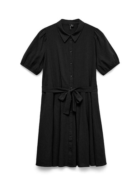 Vero Moda Sukienka w kolorze czarnym rozmiar: S. Czarne sukienki Vero Moda, s, bez wzorów, z bawełny, bez kołnierzyka, bez ramiączek, mini. Za 169.95 zł.