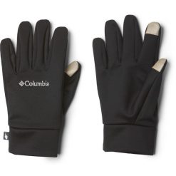 Rękawiczki trekkingowe Columbia Omni-Heat Touch II Liner. Czarne rękawiczki Columbia, bez wzorów, z poliesteru, sportowe. Za 119.99 zł.