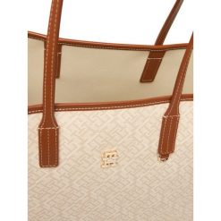 Torebka Tommy Hilfiger. Brązowe shopper TOMMY HILFIGER, bez wzorów, bez dodatków. Za 849.99 zł.