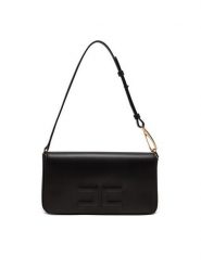 Elisabetta Franchi Torebka BS-82N-47E2-V560 Czarny. Czarne torebki klasyczne Elisabetta Franchi, bez wzorów, ze skóry, bez dodatków. Za 2,119.00 zł.