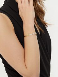 Guess Bransoletka JUBB05 069JW Złoty. Żółte bransoletki Guess, metalowe. Za 189.99 zł.