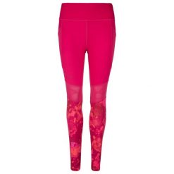 Damskie legginsy treningowe Kilpi LIGANO-W. Czerwone legginsy Kilpi, bez wzorów, z materiału, do biegania. Za 138.03 zł.