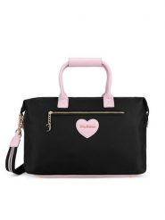 Juicy Couture Torebka BIJXT2545WPJ Czarny. Czarne torebki klasyczne Juicy Couture, bez wzorów, z materiału, bez dodatków. Za 309.99 zł.