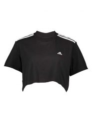 Adidas Koszulka w kolorze czarnym rozmiar: L. Czarne bluzki Adidas, l, bez wzorów, bez kołnierzyka, bez ramiączek. Za 70.41 zł.