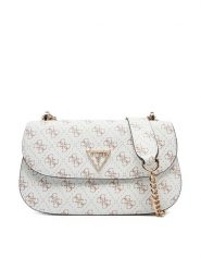 Guess Torebka HWEQG9 51021 Biały. Białe torebki klasyczne Guess, z aplikacjami, ze skóry, bez dodatków. Za 339.99 zł.