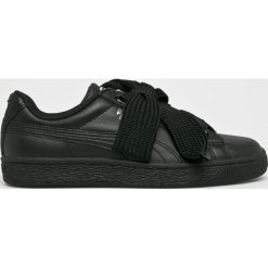 Puma - Buty Basket Heart Bio. Czarne obuwie sportowe Puma, z gumy, bez zapięcia. W wyprzedaży za 299.90 zł.