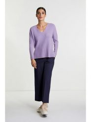 Rich & Royal Sweter w kolorze fioletowym rozmiar: XS. Różowe swetry Rich & Royal, xs, bez wzorów, bez ramiączek. Za 127.95 zł.