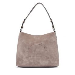 Torebka KARL LAGERFELD. Szare torebki klasyczne KARL LAGERFELD, bez wzorów, bez dodatków. Za 1,299.00 zł.
