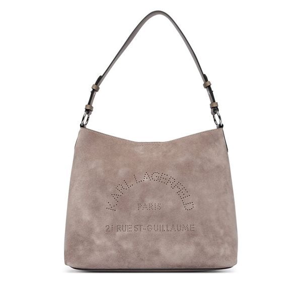 Torebka KARL LAGERFELD. Szare torebki klasyczne KARL LAGERFELD, bez wzorów, bez dodatków. Za 1,299.00 zł.