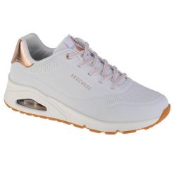 Obuwie Sportowe Damskie Skechers Uno Wonderer Biały. Białe obuwie sportowe Skechers, z materiału, bez zapięcia, trekkingowe, Skechers Sport. Za 359.99 zł.