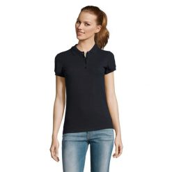 Damska Koszulka Polo Passion. Niebieskie koszulki polo SOL'S, bez wzorów, bez ramiączek. Za 68.99 zł.