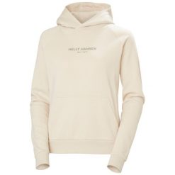 Bluza damska Helly Hansen Core. Białe bluzy Helly Hansen, uniwersalny, bez wzorów, z bawełny, bez kaptura. Za 342.50 zł.