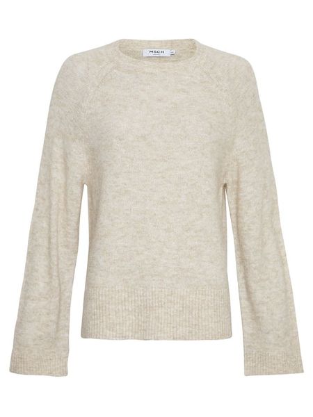MOSS COPENHAGEN Sweter "Ceara Hope" w kolorze beżowym rozmiar: L/XL. Brązowe swetry Moss Copenhagen, l, bez wzorów, z poliamidu, bez ramiączek. Za 171.28 zł.