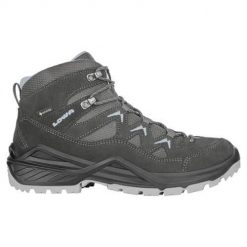 Buty trekkingowe damskie Lowa Sirkos Evo Mid Gtx. Czarne trekkingi Lowa, z materiału. Za 742.00 zł.