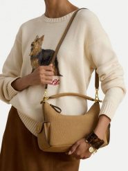 LAUREN RALPH LAUREN Torebka 431P18453001 Brązowy jasny. Brązowe torebki klasyczne Lauren Ralph Lauren, bez wzorów, z nubiku, bez dodatków. Za 1,799.00 zł.