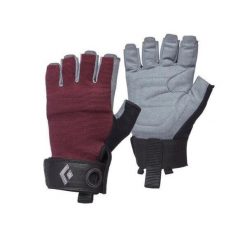 BLACK DIAMOND Rękawiczki damskie CRAG HALF-FINGER GLOVES-L-Bordowy. Czerwone rękawiczki Black Diamond, bez wzorów, sportowe. Za 83.99 zł.