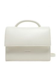 Calvin Klein Torebka Ck Linn Top Handle Crossbody K60K613162 Écru. Torebki klasyczne Calvin Klein, bez wzorów, ze skóry, bez dodatków. Za 399.99 zł.