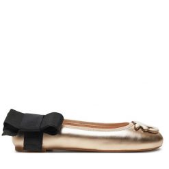 Baleriny PINKO. Żółte baleriny Pinko, bez wzorów, bez obcasa. Za 979.99 zł.