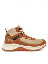 Keen Trekkingi Hightrail Mid Wp 1030348 Brązowy. Brązowe obuwie sportowe Keen, z materiału, bez zapięcia, trekkingowe. Za 539.99 zł.