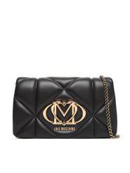 LOVE MOSCHINO Torebka JC4043PP0NLC0000 Czarny. Czarne torebki klasyczne Love Moschino, bez wzorów, ze skóry, bez dodatków. Za 799.99 zł.