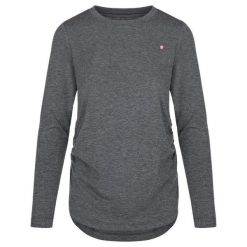 T-shirt damski Loap Baxana Czarny. Czarne t-shirty LOOP, bez wzorów, z materiału, bez kołnierzyka, bez ramiączek. Za 100.90 zł.