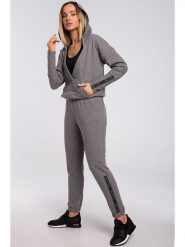 Made of emotion Bluza w kolorze szarym rozmiar: XXL. Szare bluzy sportowe Made Of Emotion, xxl, bez wzorów, z kapturem. Za 184.95 zł.