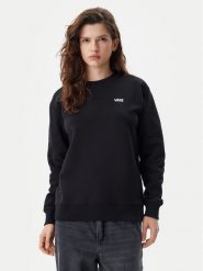 Vans Bluza VN00046XBLK1 Czarny Relaxed Fit. Czarne bluzy Vans, xs, bez wzorów, z bawełny, bez kaptura. Za 159.99 zł.