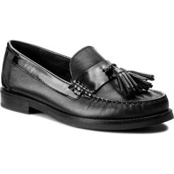 Mokasyny GEOX - D Promethea C D64R3C 04338 C9999 Black. Czarne mokasyny Geox, bez wzorów, z materiału, bez obcasa. W wyprzedaży za 229.00 zł.
