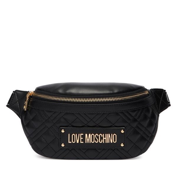Nerka LOVE MOSCHINO. Czarne torebki klasyczne Love Moschino, bez wzorów, bez dodatków. Za 456.99 zł.
