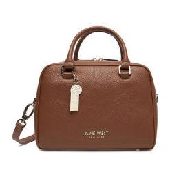 Torebka Nine West. Brązowe torebki klasyczne Nine West, bez wzorów, bez dodatków. Za 369.99 zł.