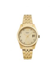 Fossil Zegarek Scarlette ES5338 Złoty. Żółte, analogowe zegarki Fossil, złote. Za 689.99 zł.