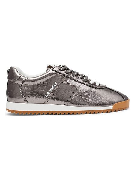 Steve Madden Sneakersy w kolorze srebrnym rozmiar: 41. Szare trampki Steve Madden, bez wzorów, bez zapięcia. Za 259.95 zł.
