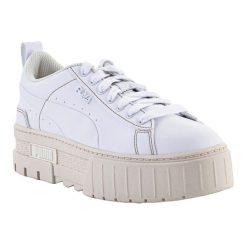 Kobiety/Panie Mayze Infuse Skórzane Buty Sportowe. Białe obuwie sportowe Puma, trekkingowe. Za 736.99 zł.