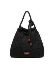 Max Mara Torebka 2616511019650 Czarny. Czarne torebki klasyczne Max Mara, bez wzorów, z materiału, bez dodatków. Za 1,074.00 zł.