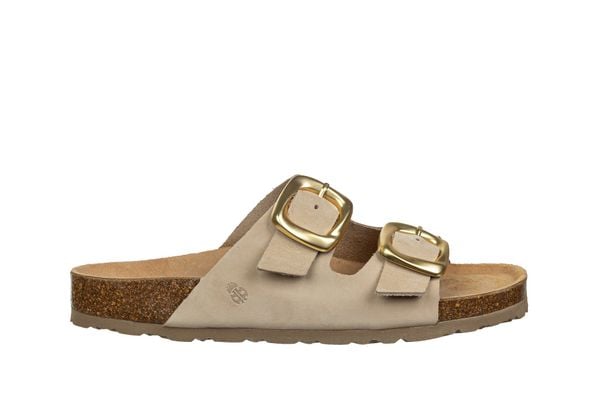 Klapki Yokono Granada-700 Nobuck Sand, Beżowy, Skóra naturalna - 38. Brązowe klapki Yokono, bez wzorów, z materiału, bez obcasa, na płaskiej podeszwie. Za 219.99 zł.